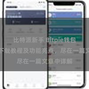 比特派新手 Bitpie钱包最新版本下载教程及功能亮点，尽在一篇文章中详解