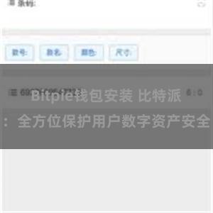 Bitpie钱包安装 比特派：全方位保护用户数字资产安全