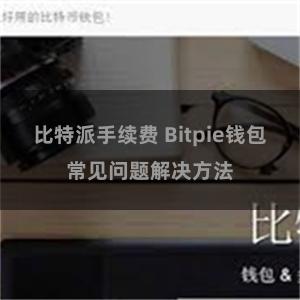 比特派手续费 Bitpie钱包常见问题解决方法