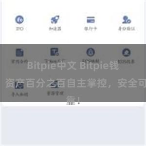 Bitpie中文 Bitpie钱包：资产百分之百自主掌控，安全可靠！