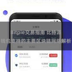 Bitpie交易指南 比特派钱包支持的主要区块链网络解析