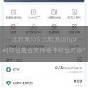 比特派iOS 比特派(Bitpie)钱包是否支持硬件钱包对接？