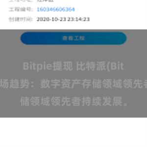 Bitpie提现 比特派(Bitpie)钱包市场趋势：数字资产存储领域领先者持续发展。